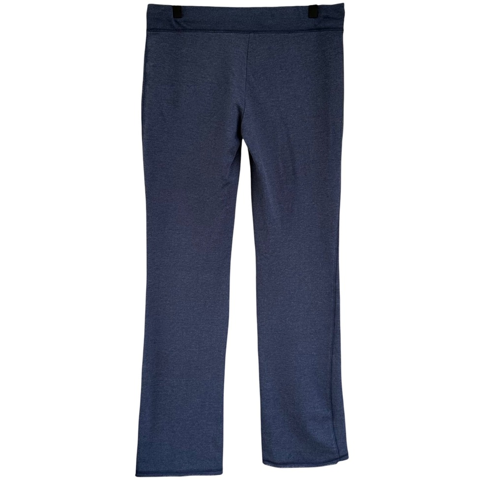 Aeropostale Women's Medium Blue Heather Spellout Graphic Flare Sweatpants Y2K - Picture 4 of 10